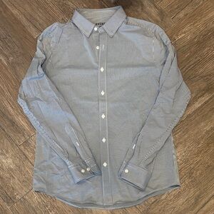 RHONE Men's Striped Button Down Shirt